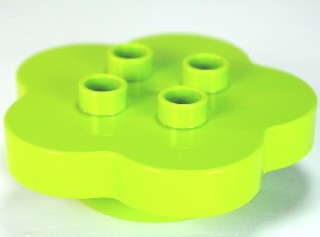 LEGO DUPLO 15515 BRICK 4X4 limetka NOVINKA (10g)