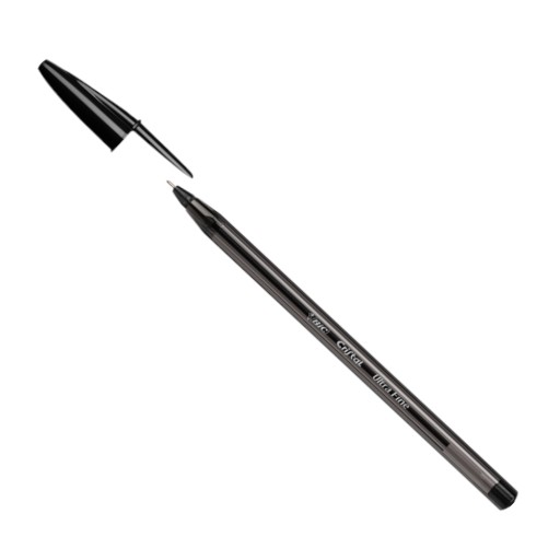 BIC čierne Cristal Exact ultra tenké guľôčkové pero