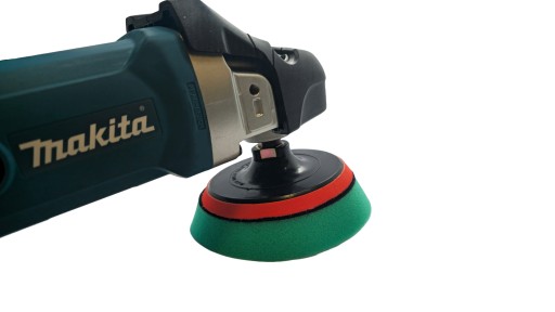 Leštiaci špongia DA pad fi 150 mm Montáž na suchý zips 125 mm zelená, tvrdý GETAR