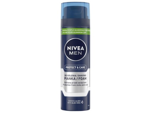 NIVEA MEN Pena na holenie Protect & Care 200 ml