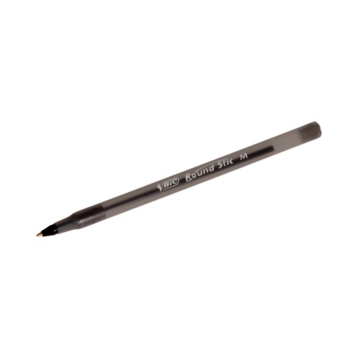 Black BIC Round Stic Classic guľôčkové pero - 10 ks.