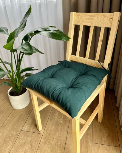 TRAPEZO podsedák na stoličku, BOTTLE GREEN