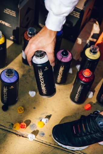 Montana Hardcore GRAFFITI SPRAY 400 ml SVETLOŽLTÁ Žltý lesk R-1021