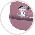 Canpol silikónový BIB s BONJOUR POCKET 4m+
