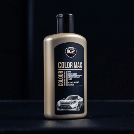 K2 COLOR MAX 250ml BLACK Farbiaci vosk