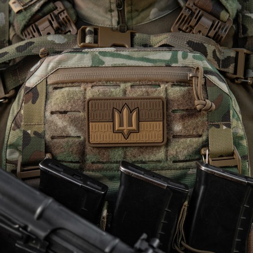 Náplasť M-Tac Vlajka Ukrajiny s trojzubcom SZU PVC