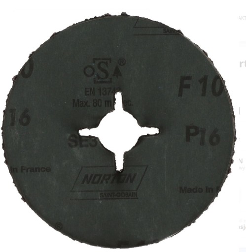 FIBRA FIBER DISC GR.24 NORTON 125 X 22 MM NA BRÚSENIE