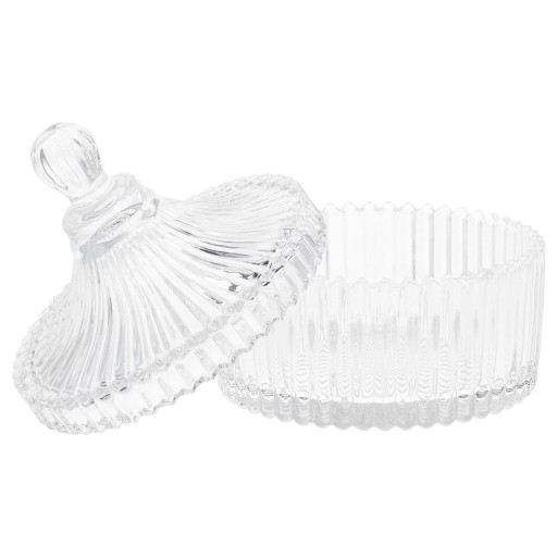 SUGAR BOWL veľká nádoba na cukor 200 ml, elegantné sklo, ideálne na stôl