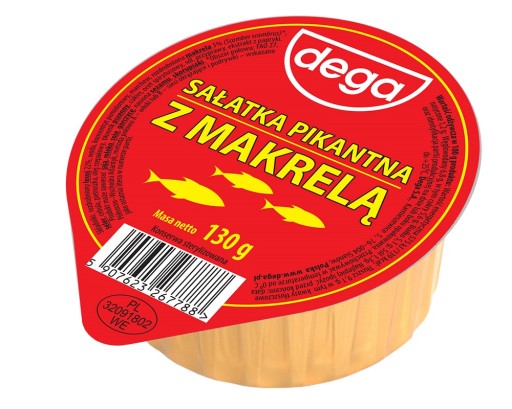 PIKANTNÝ ŠALÁT S MAKERELOM 130g DEGA