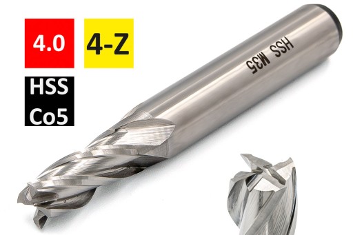 NFPa DIN844 rezačka Fi4mm 4 čepele HSS-Co KOBALT