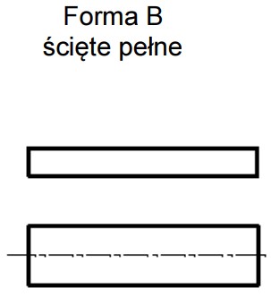 Prizmatické kľúče DIN 6885 B 22x14x140 OCEL 1 ks