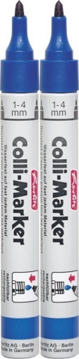 ZNAČOVAČ NA PERNAMENT Colli-Marker Herlitz modrý x 2