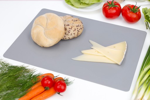 Krájacie dosky kuchynská DOSKA flexibilná podložka silná flexi 24x33 cm šedá