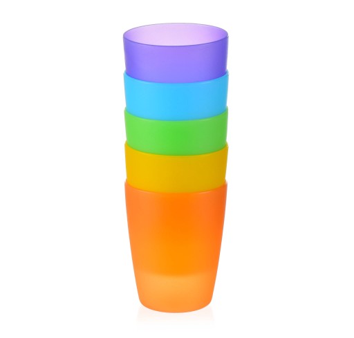 HRNČEK PLASTOVÉ HRNÍČKY SET. 5 KS 250ML ZMIEŠAŤ FARBU