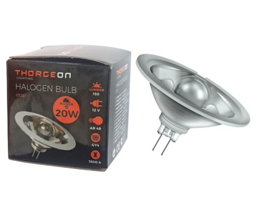 HALOGENOVÁ LAMPA 20W AR48 GY4 24V THORGEON