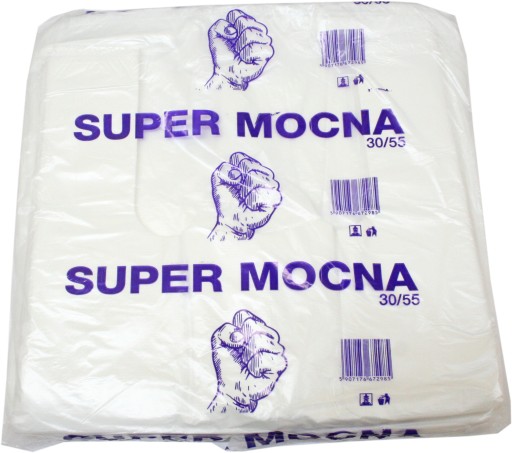 FÓLIOVÉ TAŠKY JEDNORÁZOVÉ HDPE TAŠKY SILNÉ 30×55 cm 170 ks 11µ BIELY