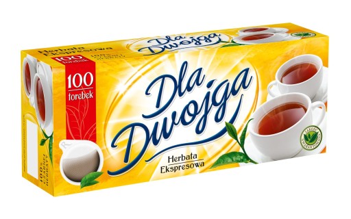 Expres čierny čaj 100 vrecúšok For Two 140 g