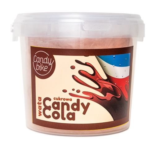 Cukrová vata vo vedierku s príchuťou CANDY COLA 1L
