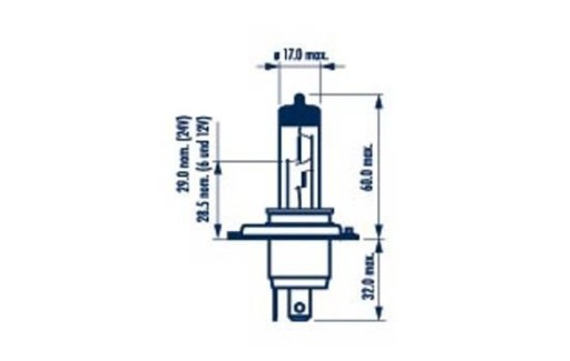 NARVA ŽIAROVKA 12V HS1 35/35W PX43T