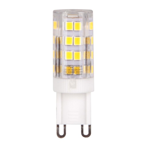 G9 SMD 2835 LED žiarovka 5W 230V 500lm do lustrov