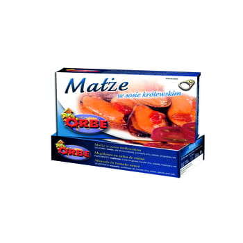 Mušle v kráľovskej omáčke 120ml Orbe