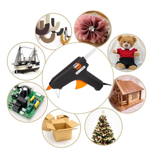 PIŠTOĽ NA TEPLOLEPENIE 60W 11MM VÝKONNÉ LEPIDLO + SADA 2 NÁPLŇOV