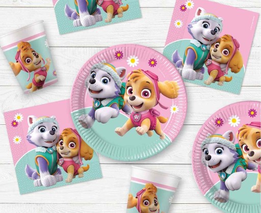 Paw Patrol papierové poháre Skye a Everest Nickelodeon 200 ml 8 ks.