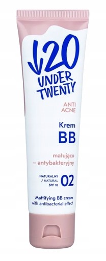 UNDER TWENTY ZMATŇUJÚCI ANTIBAKTERIÁLNY BB KRÉM 02