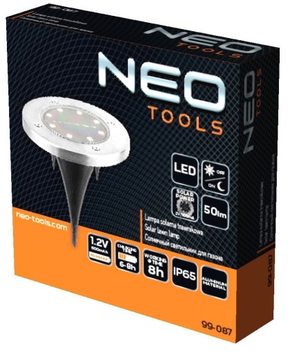 LED solárne svietidlo na trávnik 50 lm