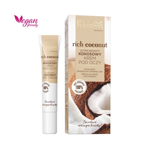 Očný krém Eveline Cosmetics Rich Coconut