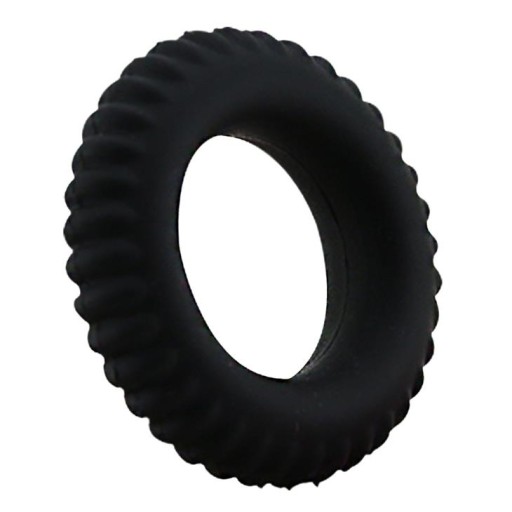 Prsteň na penis Erotic Cap Sexy darček BAILE TITAN Black
