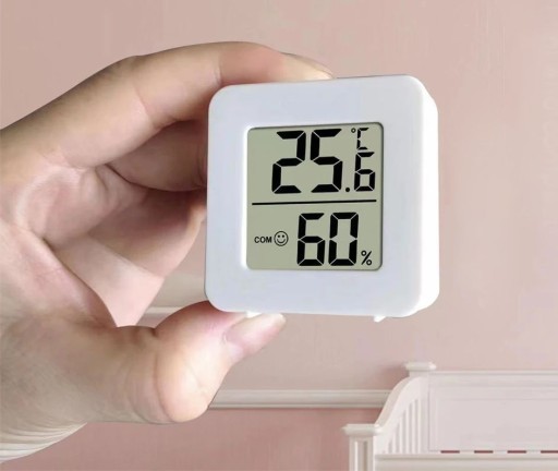MINI HYGROMETER ELEKTRONICKÝ TEPLOMER DIGITÁLNY LCD DISPLEJ VLHKOSŤ