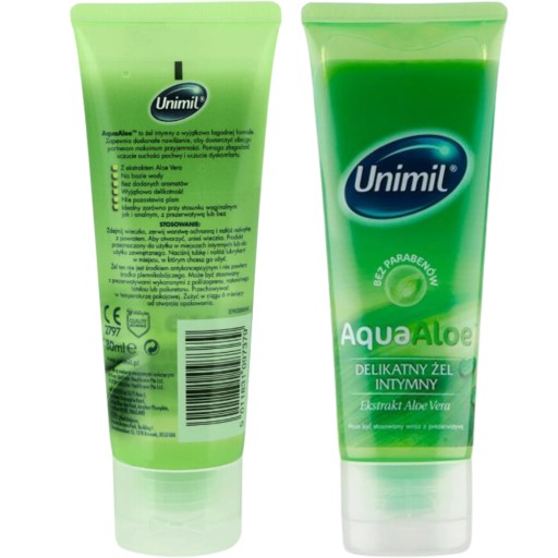 Unimil INTÍMNY GÉL, jemný hydratačný lubrikant na vodnej báze S ALOE 80 ml