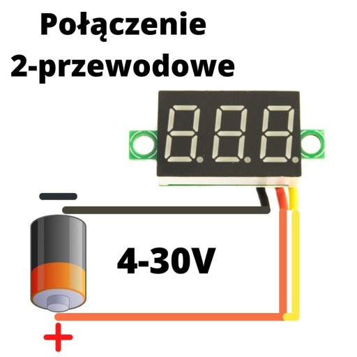 DC LED voltmeter 0,36