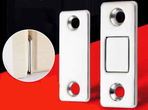 MAGNETICKÝ ZÁMEK, STRIEBORNÁ NÁBYTKOVÁ ZÁPADKA