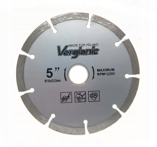 Diamantový kotúč na betón a kocky 125 mm