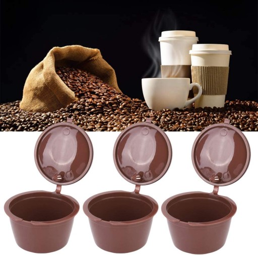 5x OPÄTOVNE POUŽITEĽNÉ KÁVOVÉ KAPSULY DOLCE GUSTO