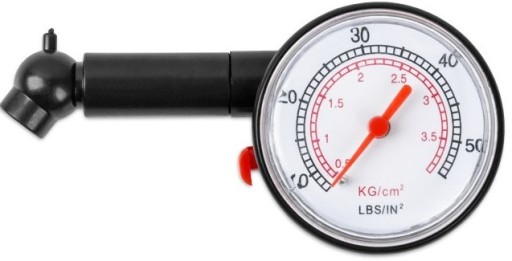Číselníkový manometer PRE AUTO PRE PNEU 0-3 bar