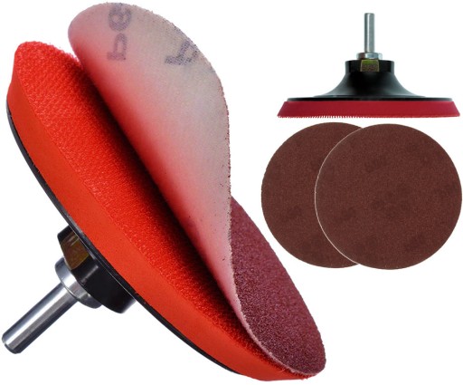 Leštiaci kotúč na suchý zips 125 mm brúsny kotúč