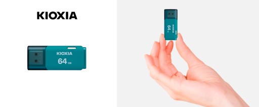 KIOXIA 64GB USB 2.0 kľúč Hayabusa U202 AQUA