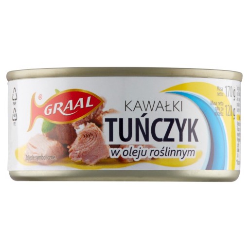 Kúsky tuniaka v rastlinnom oleji 170 g