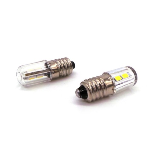 E10 LED žiarovka 6V biela 300lm