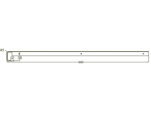 ŠIKMÁ PÁSKA NA DRUHU R5 38MM, HNEDÁ