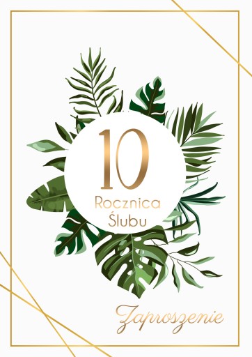 POZVÁNKA NA VÝROČIE SVADBY - Palm Wedding