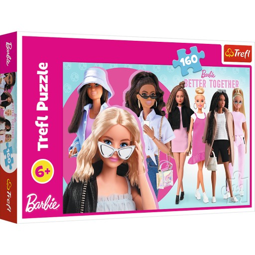PUZZLE 160 PUZZLE BÁBIKA BÁBIKA BARBIE A JEJ SVET MATTEL 6+ NÁVOD