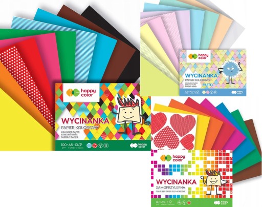 Výrezový blok A4 10 listov. 100g HAPPY COLOR