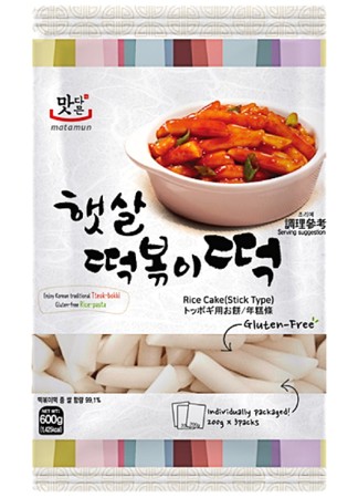 Ryžové halušky, Tteokbokki, malé tyčinky 600g 3x200g