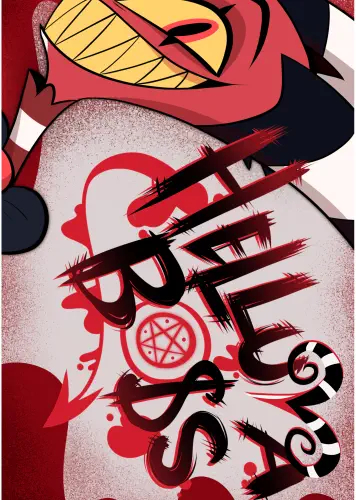 Anime Manga Helluva Boss Plagát HUB_001 A3