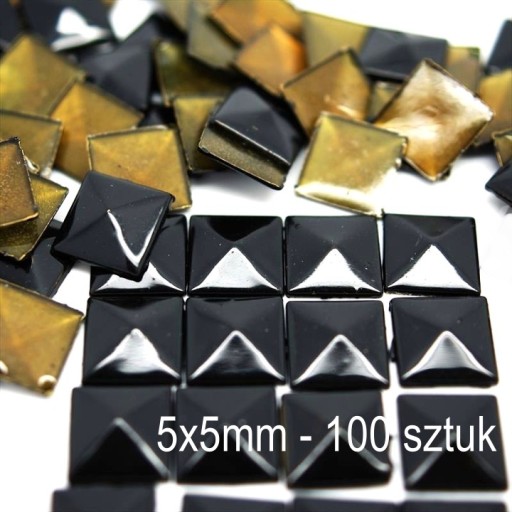Pyramídy Thermojet Jets Black 5mm 100ks