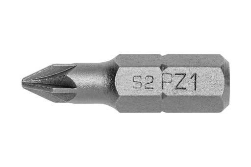 Skrutkovacie bity PZ1, 25 mm, 5 ks